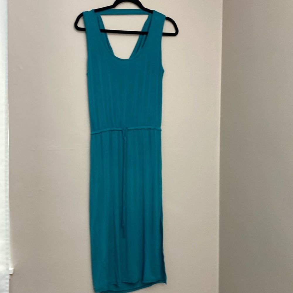 krisa Drape Dress Sleeveless Jade Small